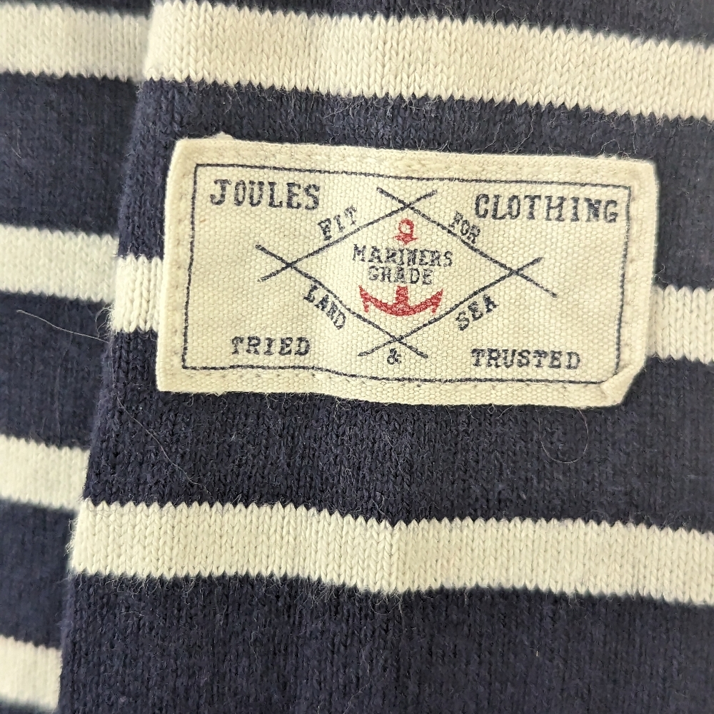 Joules Mariners navy and white size 10 - Picture 6 of 6